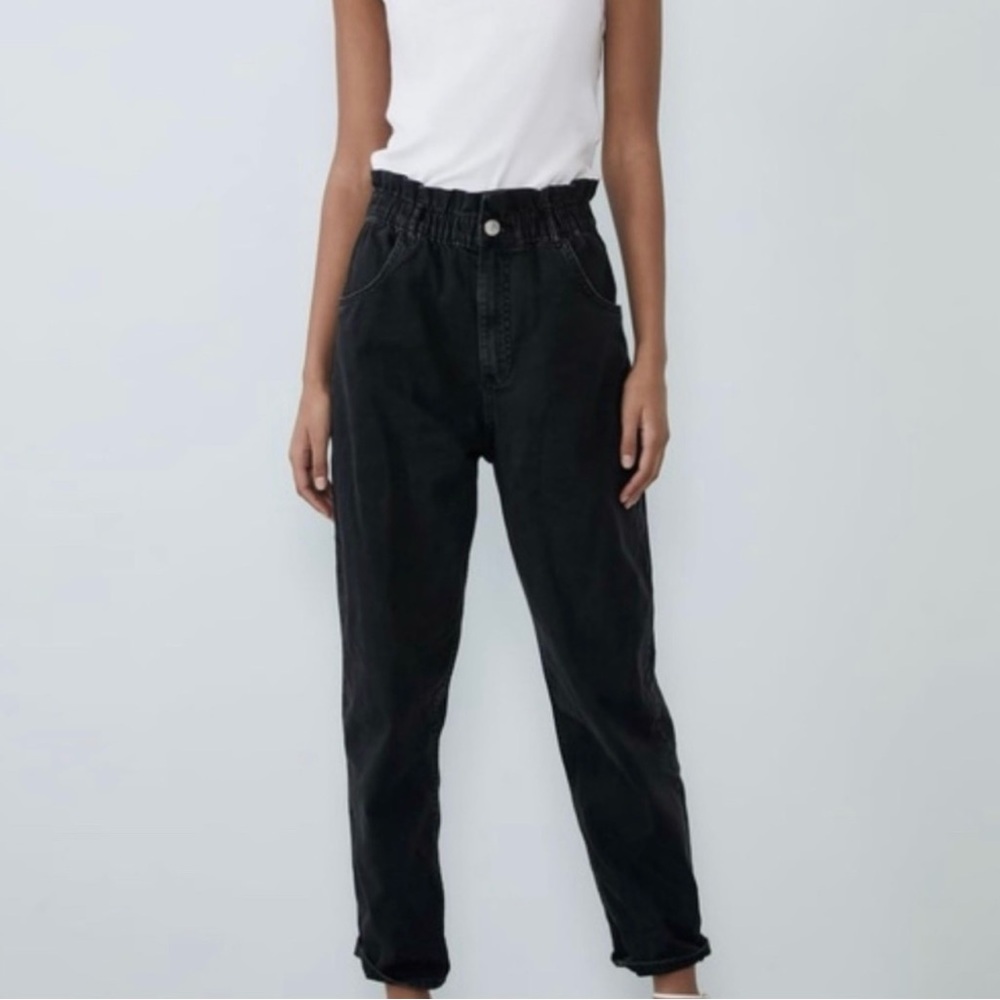 Zara Black Jeans High-Waisted